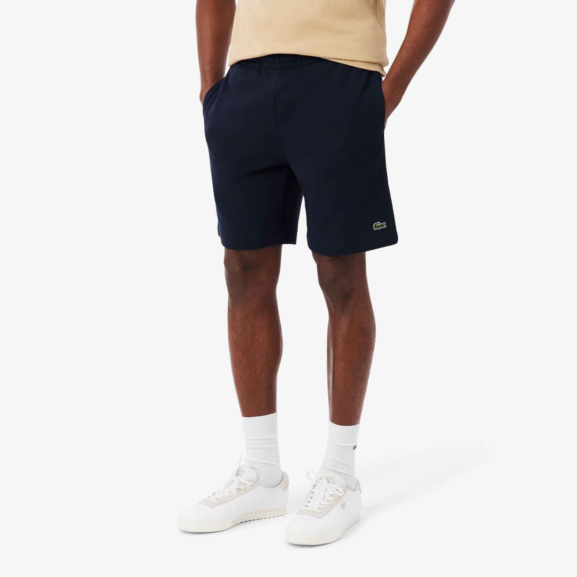 Lacoste Regular-fit fleece shorts for Men GH9860 - 166 MARINE