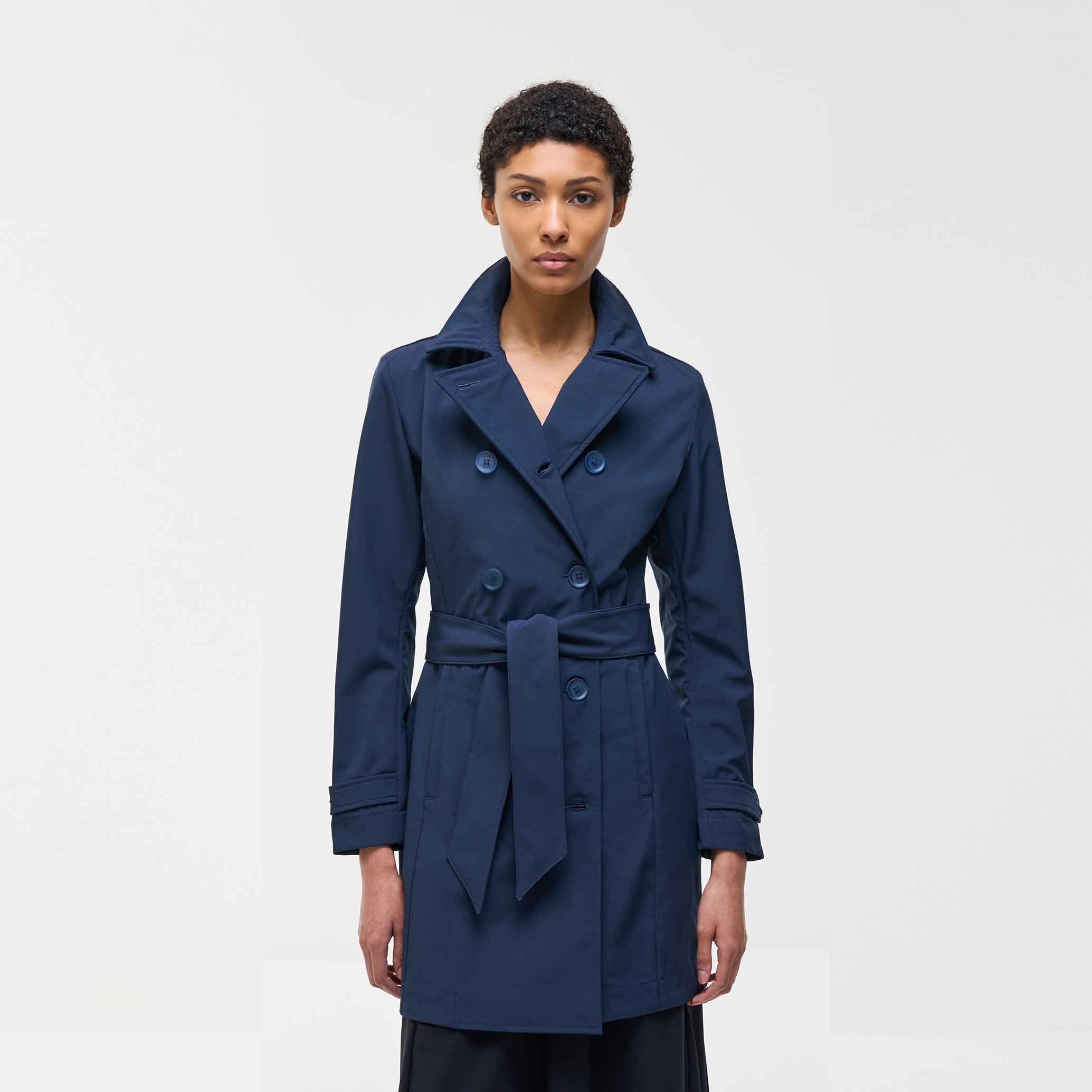 Colmar long trench for Women 1934 6WV - 68 NAVY