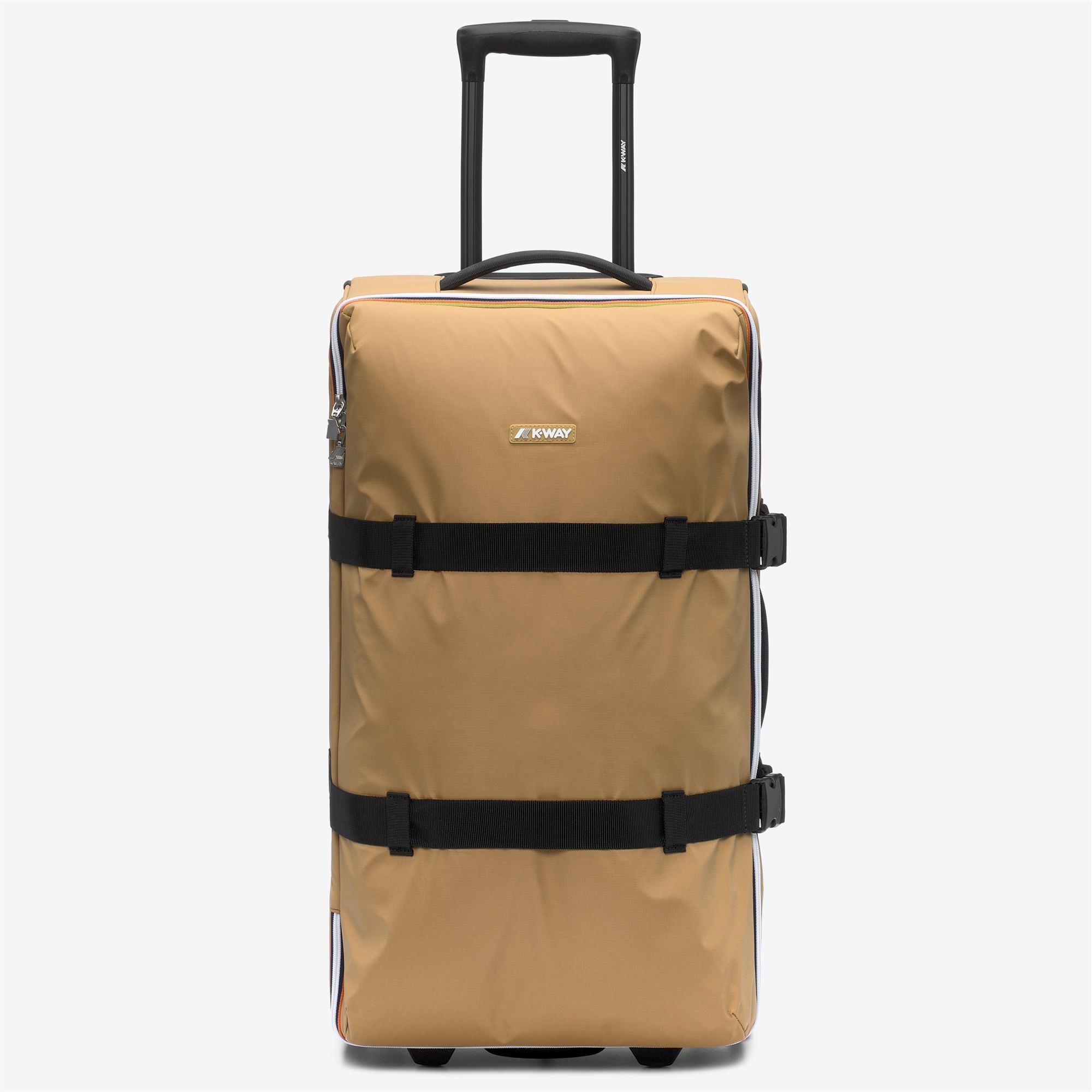 Trolley da Viaggio Blossac M K-way K2128NW - Y35 BROWN BISTRE-BLACK P