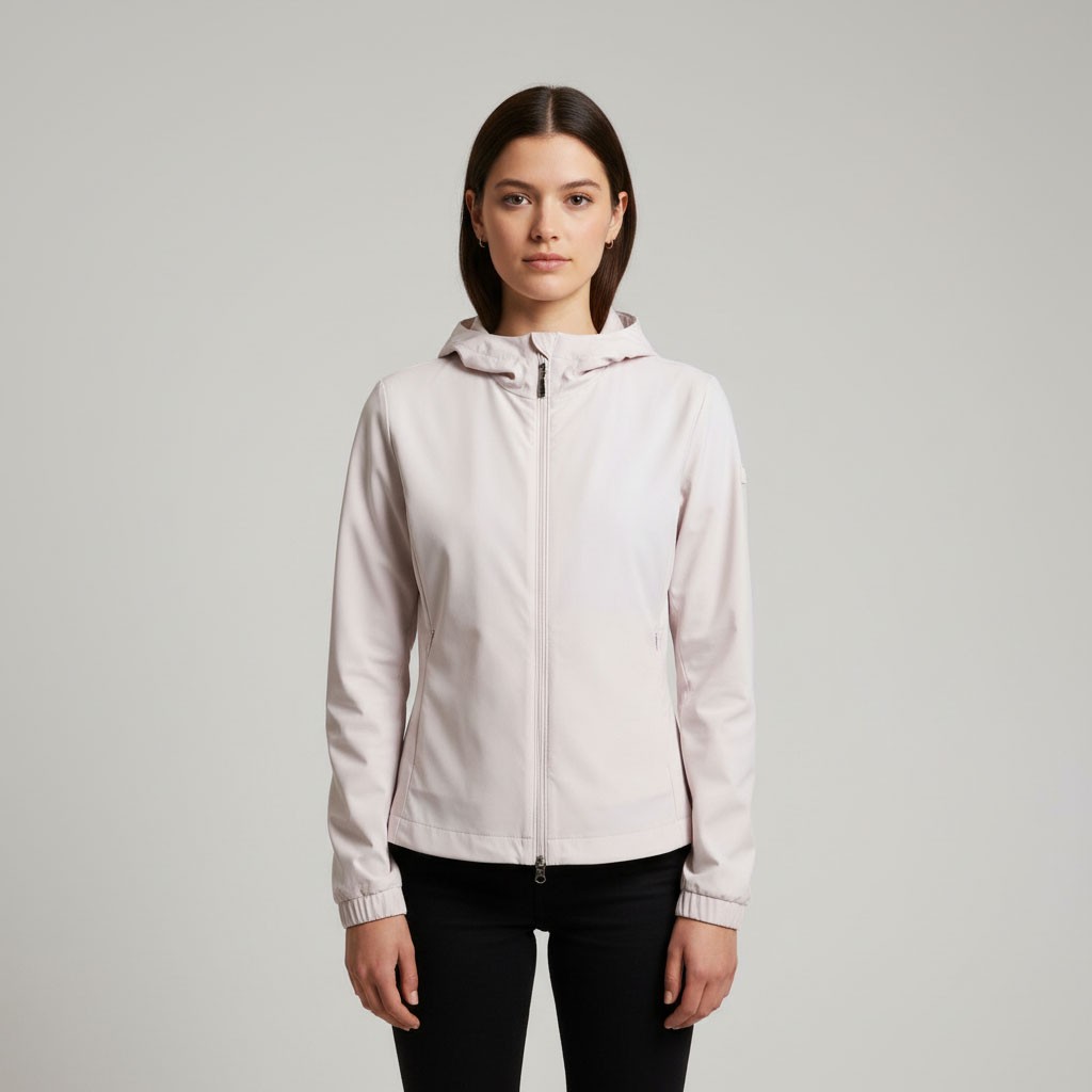 Colmar jacket with fixed hood for Women 1914 9ZB - 219 Porcelain