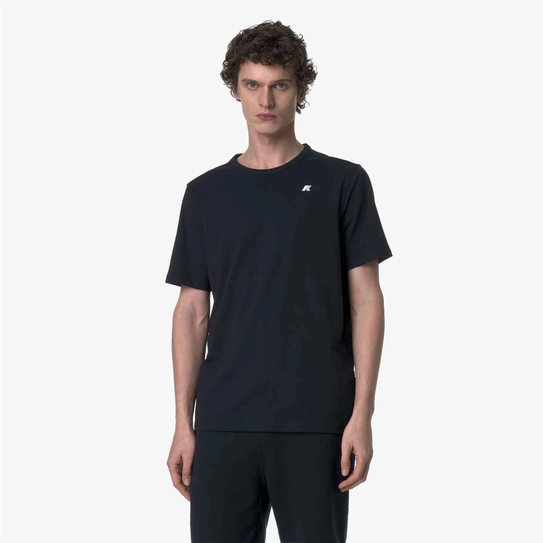 T-shirt da uomo Adame Light Jersey K-Way K71349W - K89 Blue Depht