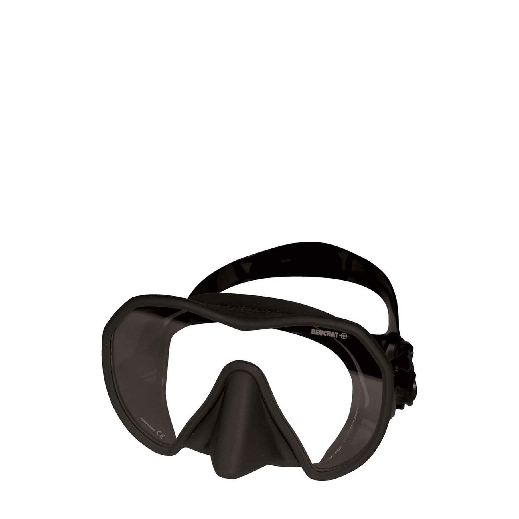 Maxlux S | Maschera da Sub MaxLux S Beuchat - NERO