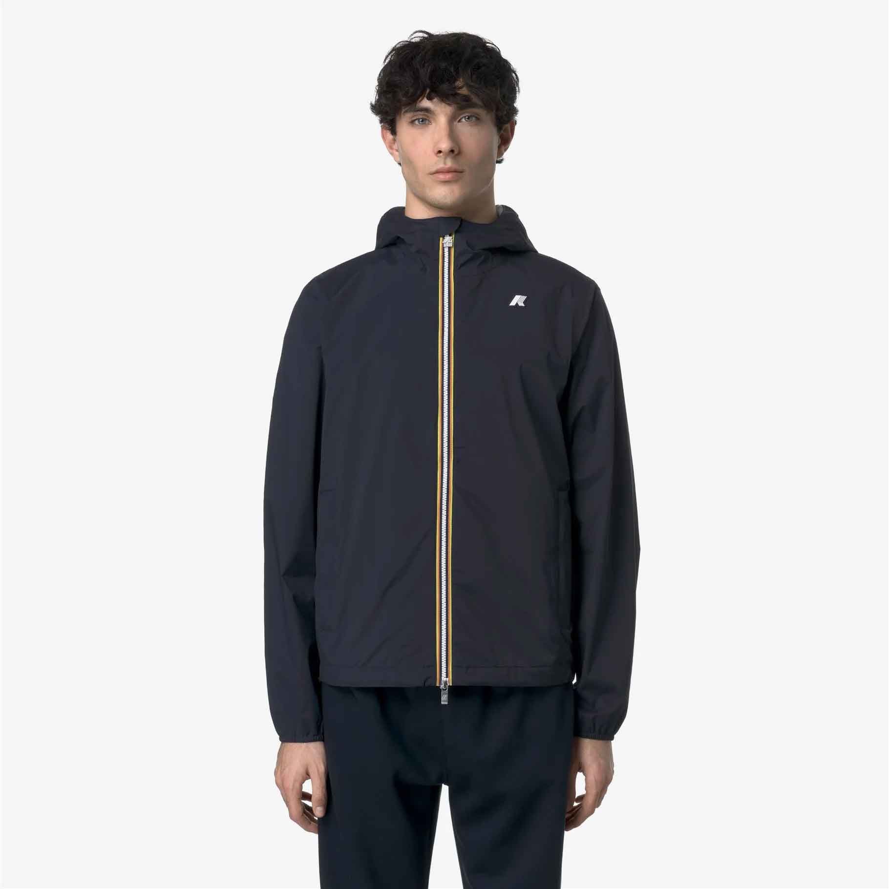 Giacca da uomo Jack Stretch Nylon Jersey K-Way K3123UW - K89 Blue Depht