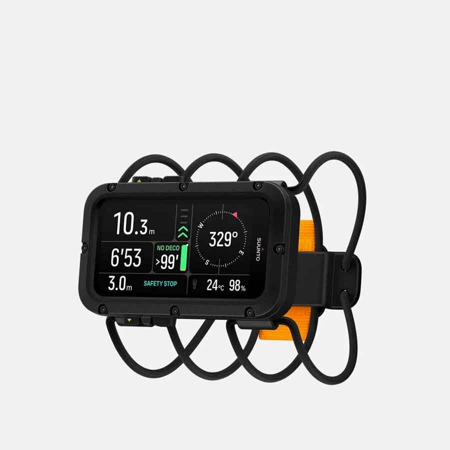 SUUNTO Nautic con cordino elastico Bungee - NERO