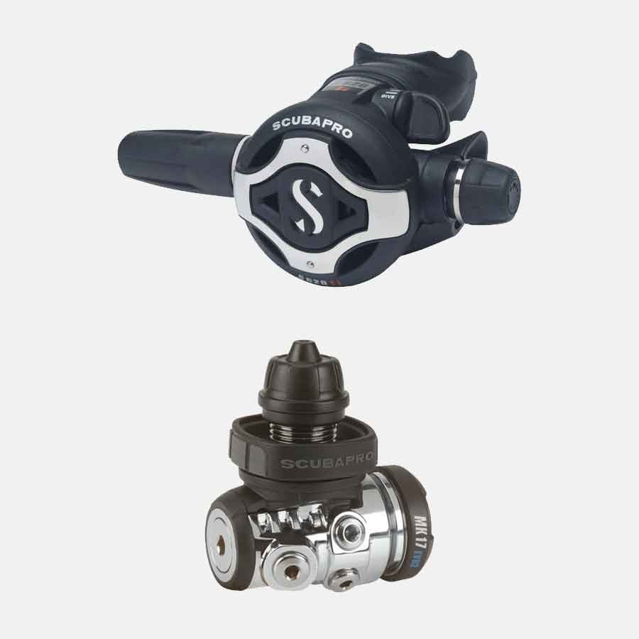 MK17 Evo 2 / S620Ti Kit Erogatori Scubapro - Novità 2026 - NERO-GRIGIO
