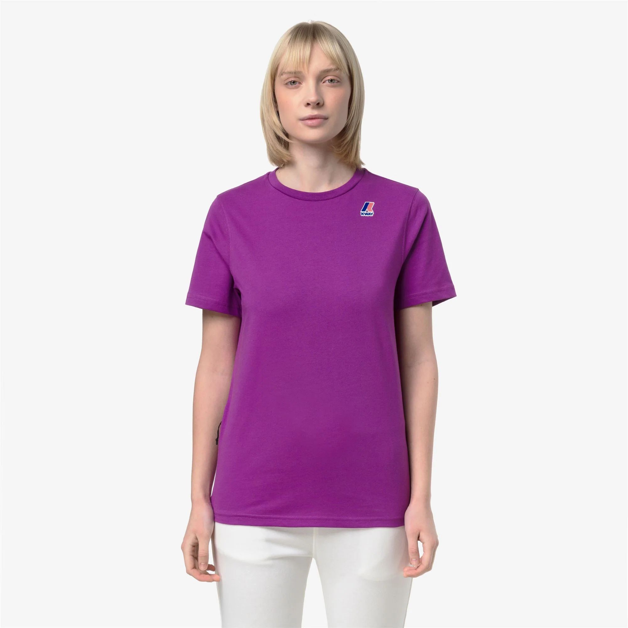 T-shirt da uomo Leonide K-Way K7142KW - 521 Violet