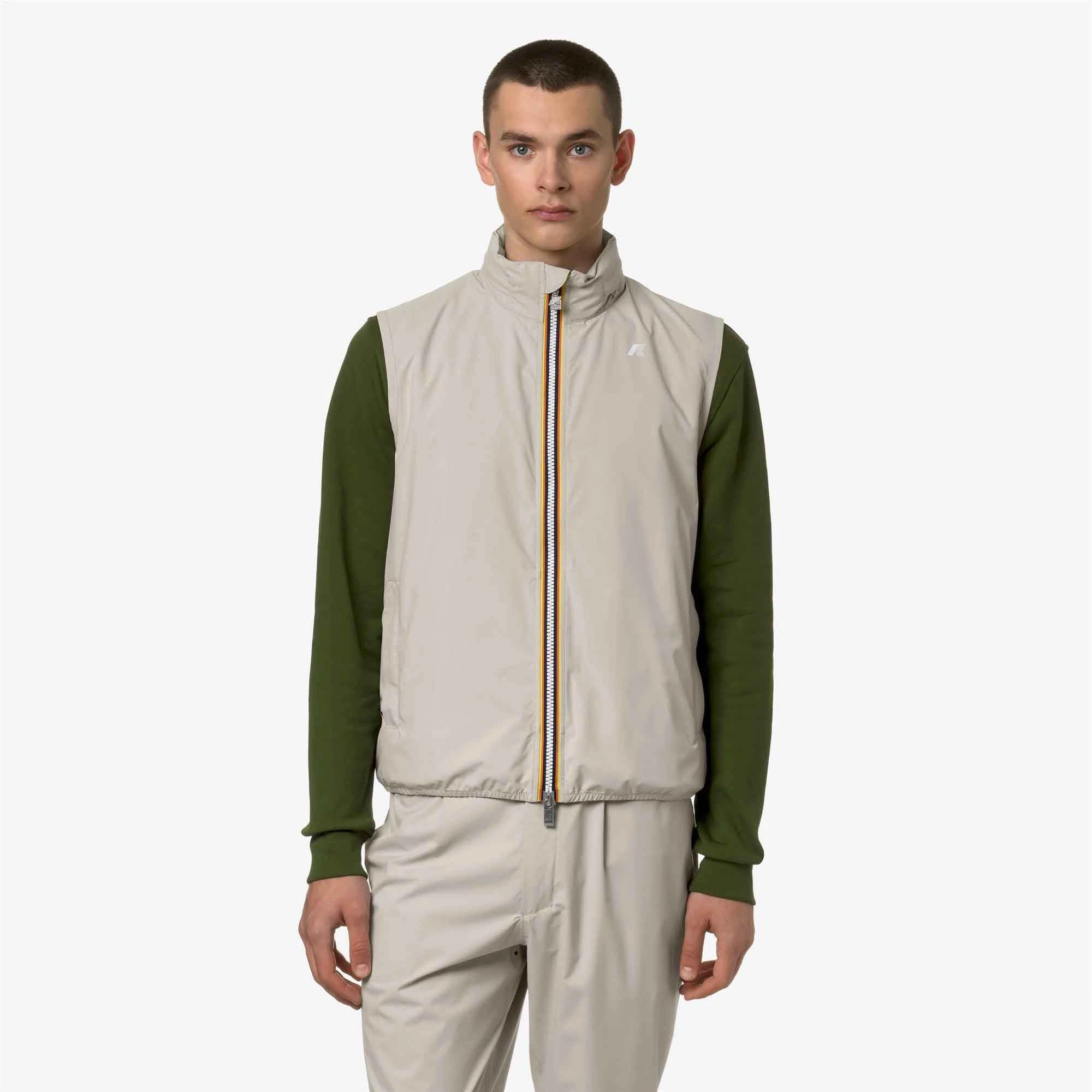 Giacca da uomo Valen Stretch Dot K-Way K5127SW - 634 BEIGE LT