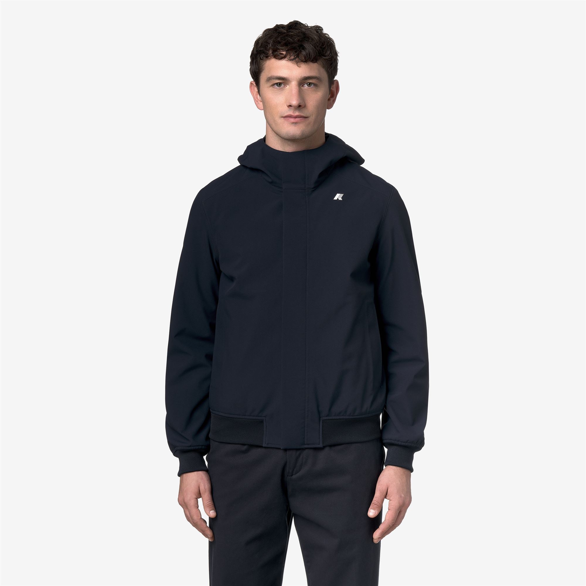 Giacca da uomo Joachim Bonded K-Way K3135KW - A2B Blue Depht - Blue De