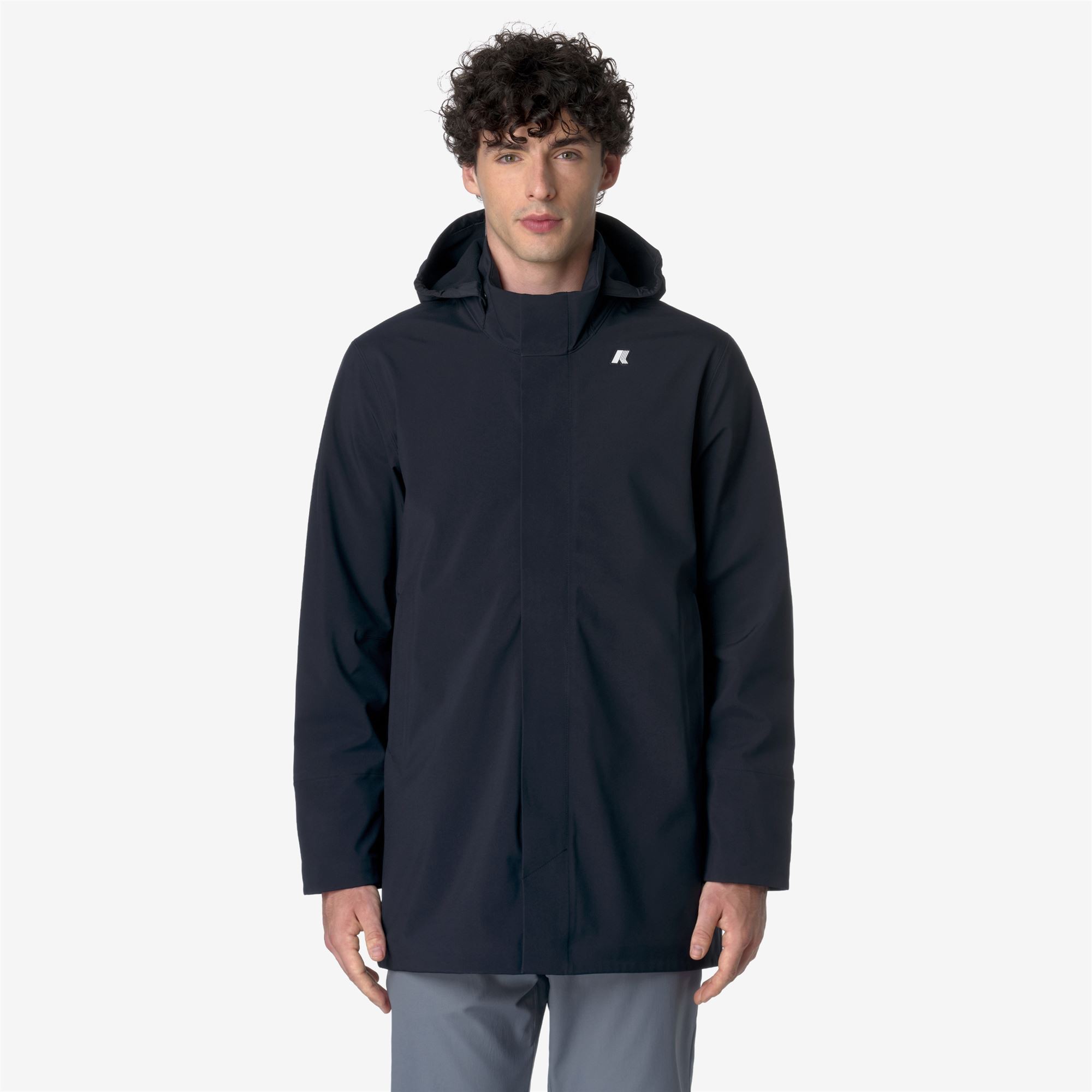 Giacca da uomo K-Way Duke Bonded K6116YW - A2B Blue Depht - Blue De