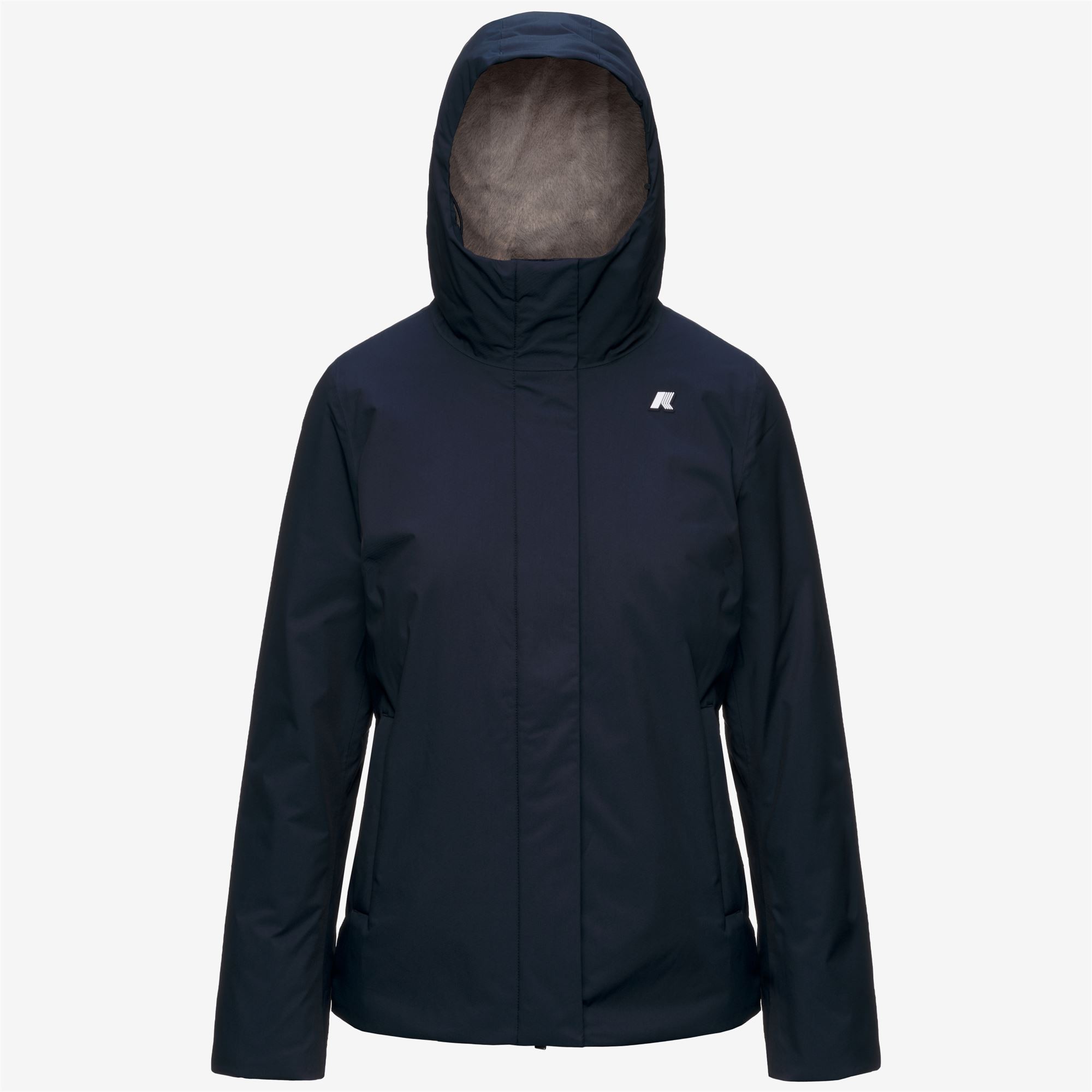 Giacca da donna K-way Lil Twill Soft Beaver K81449W - DCA BLUE D-GREY W 