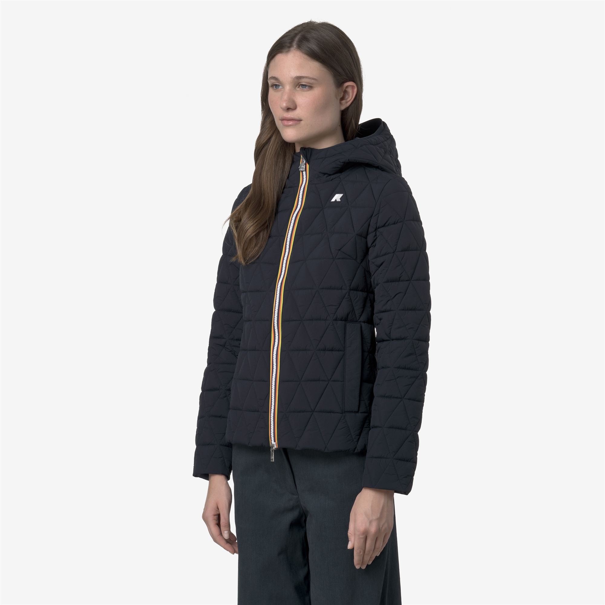 Giacca da donna Lil Diamond Quilted Warm Kway AI27 K2136EW - K89 BLUE DEPHT