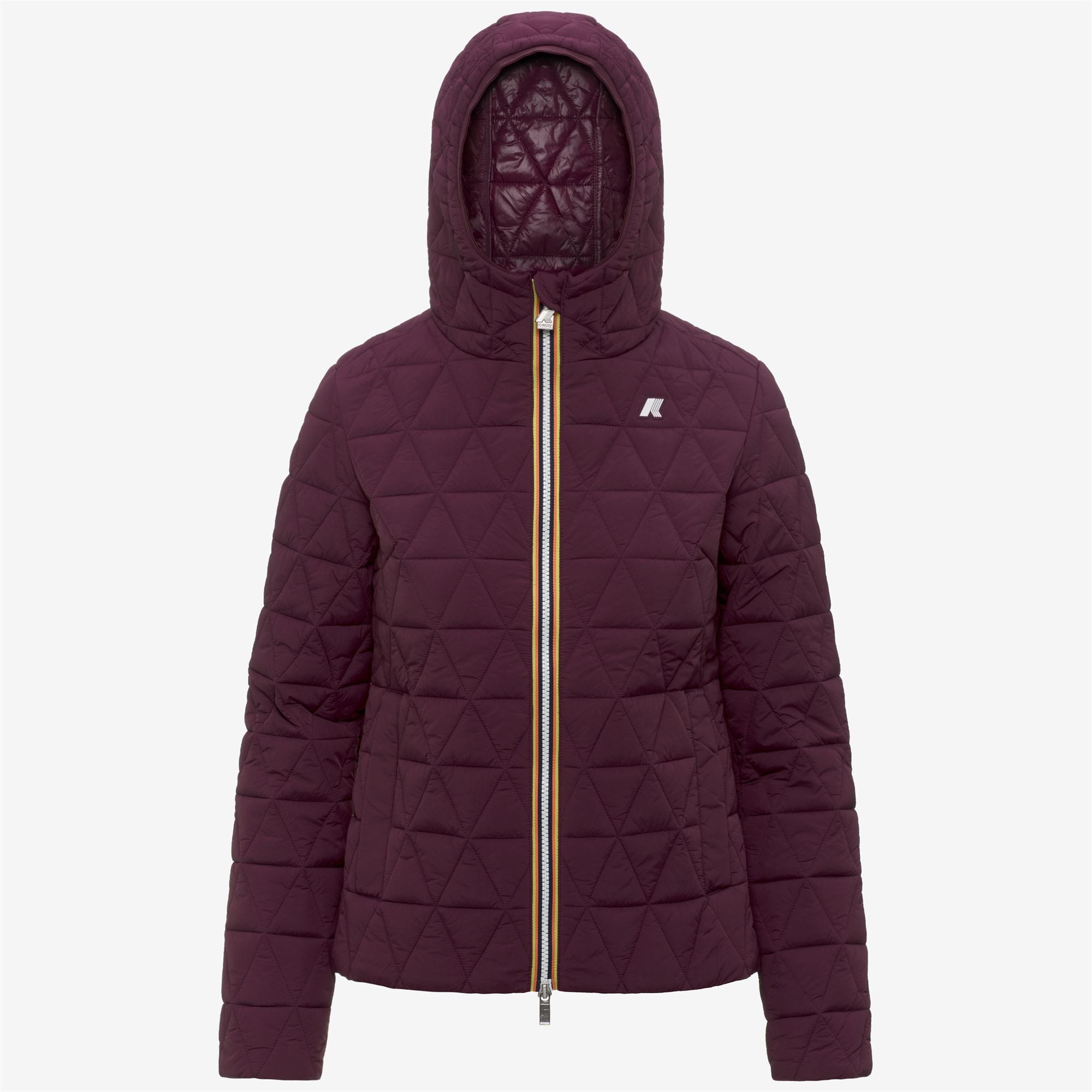 Giacca da donna Lil Diamond Quilted Warm Kway AI27 K2136EW - 345 Violet Mauve Wine