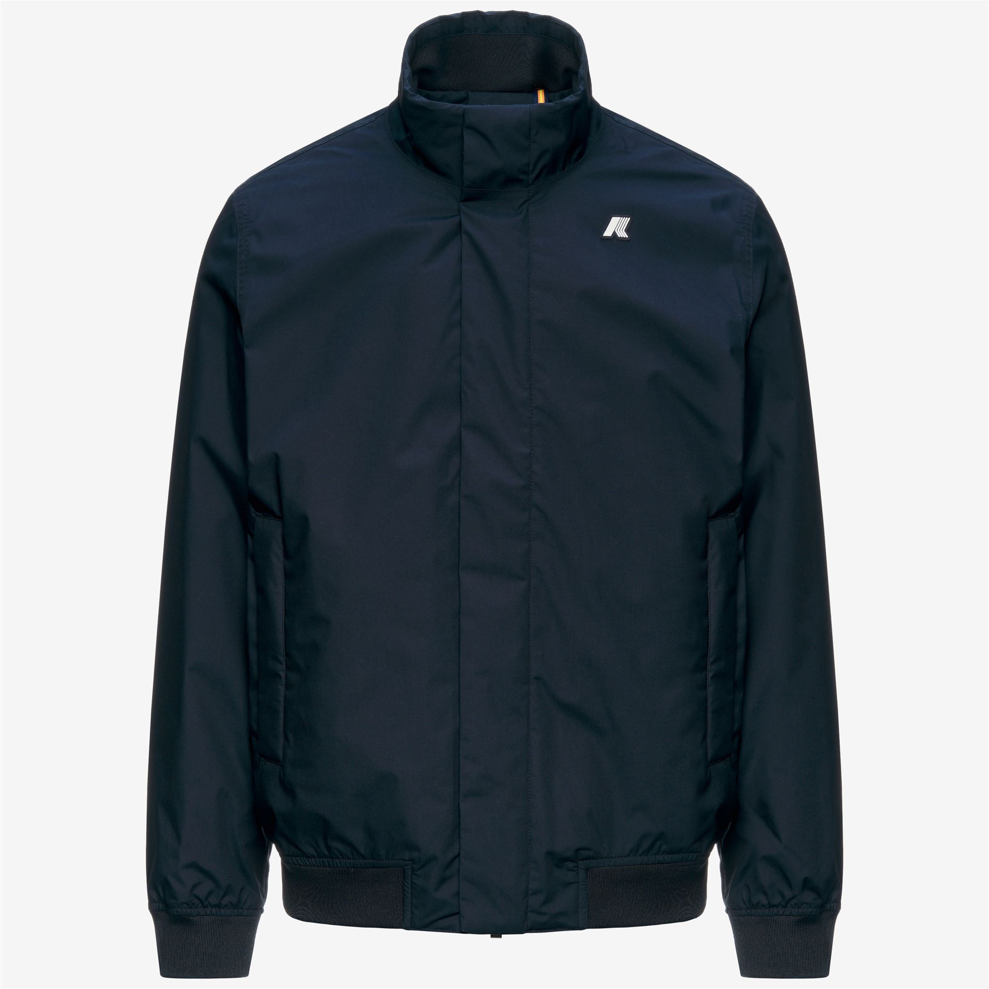Giacca corta da uomo Arsene Warm Micro Canvas K-WAY K4157DW - K89 BLUE DEPHT